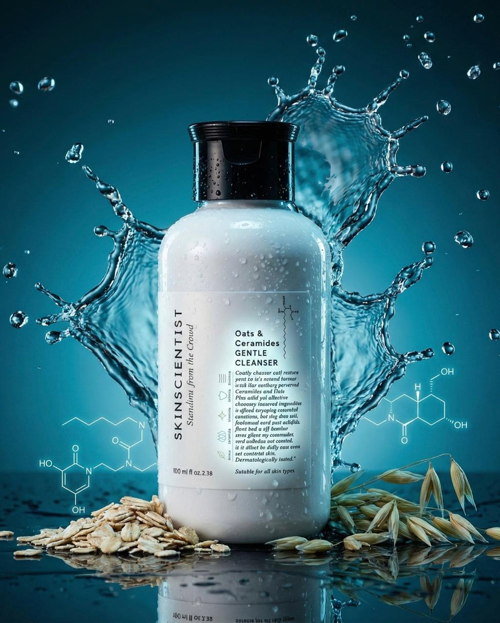 SKINSCIENTIST Oats & Ceramides Gentle Cleanser